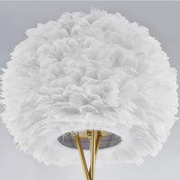 Лампадар Luxury Feather GOLD 160cm