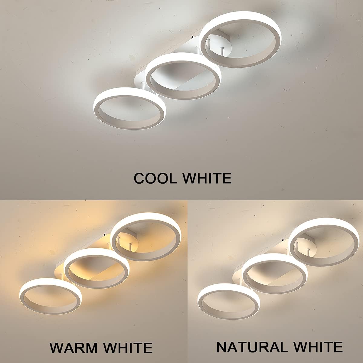 LED осветително тяло 54W ENZO CIRCLE БЯЛ Еквивалент 300W