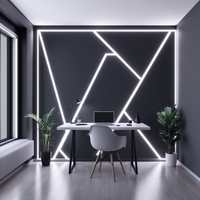 Профил за LED лента, повърхностен, плосък XL, матов бял дифузер 2M