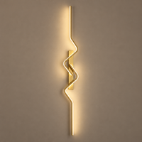 LED стенен аплик BEZY Златист 80 cm