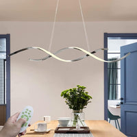 LED осветително тяло 120W висящо LINNEA Chrome с дистанционно
