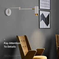 LED аплик AVANI Регулируем Бял+златист