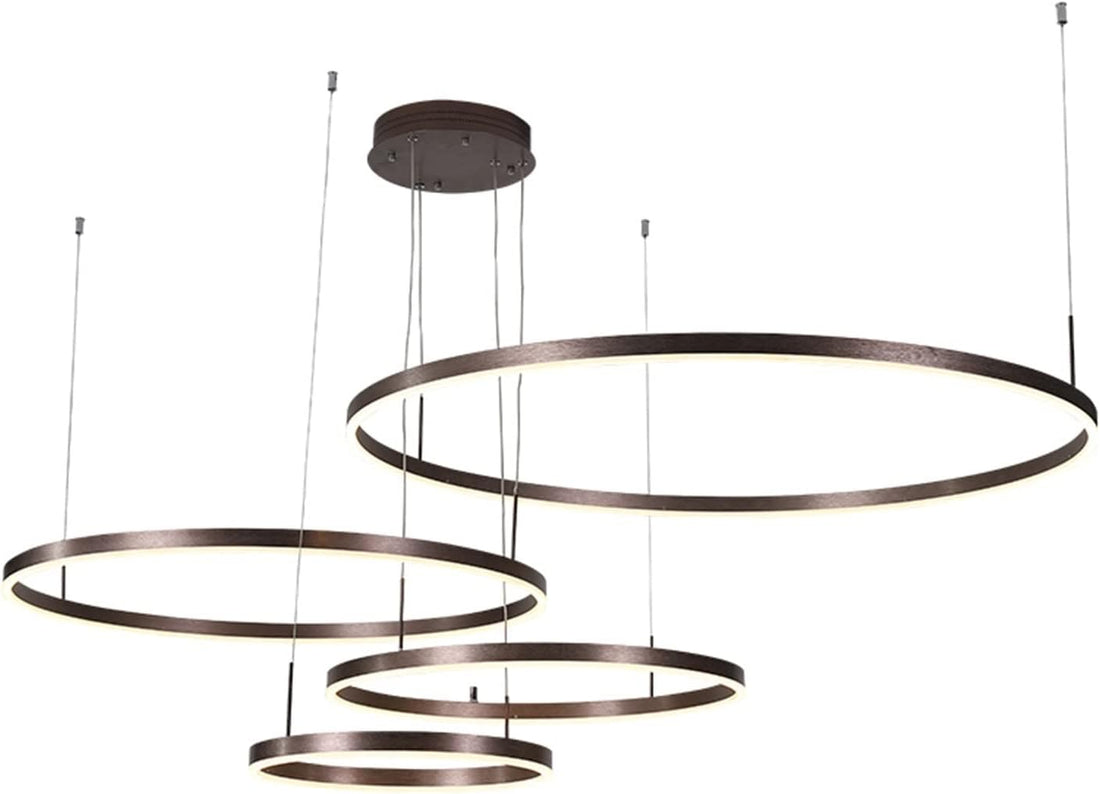 LED осветително тяло 204W WONDERLAND BROWN 4 подвижни сегмента с дистанционно