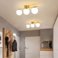 Lustra Abajur MAT 3xE27 Nordic DN117-3/GD AURIE / ABAJUR Chandeliers