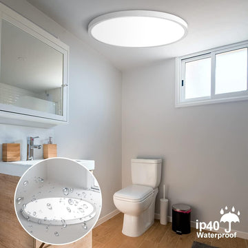 LED плафон за баня 32W 40cm IP40 3 вида светлина еквивалент 280W