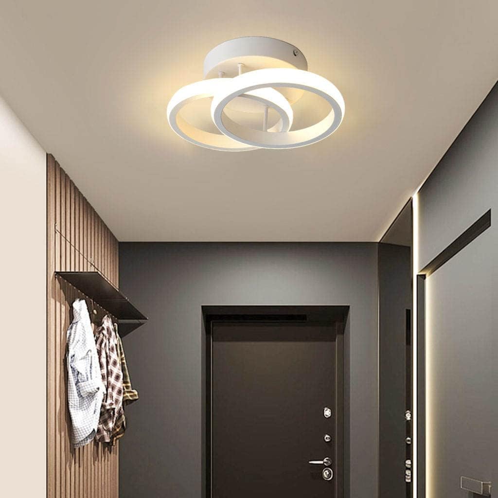 LED осветително тяло 28W Double RING бял Еквивалент 150W