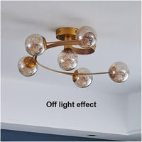 LED осветително тяло Sparkle абажур прозрачен G3396-6 еквивалент 300W