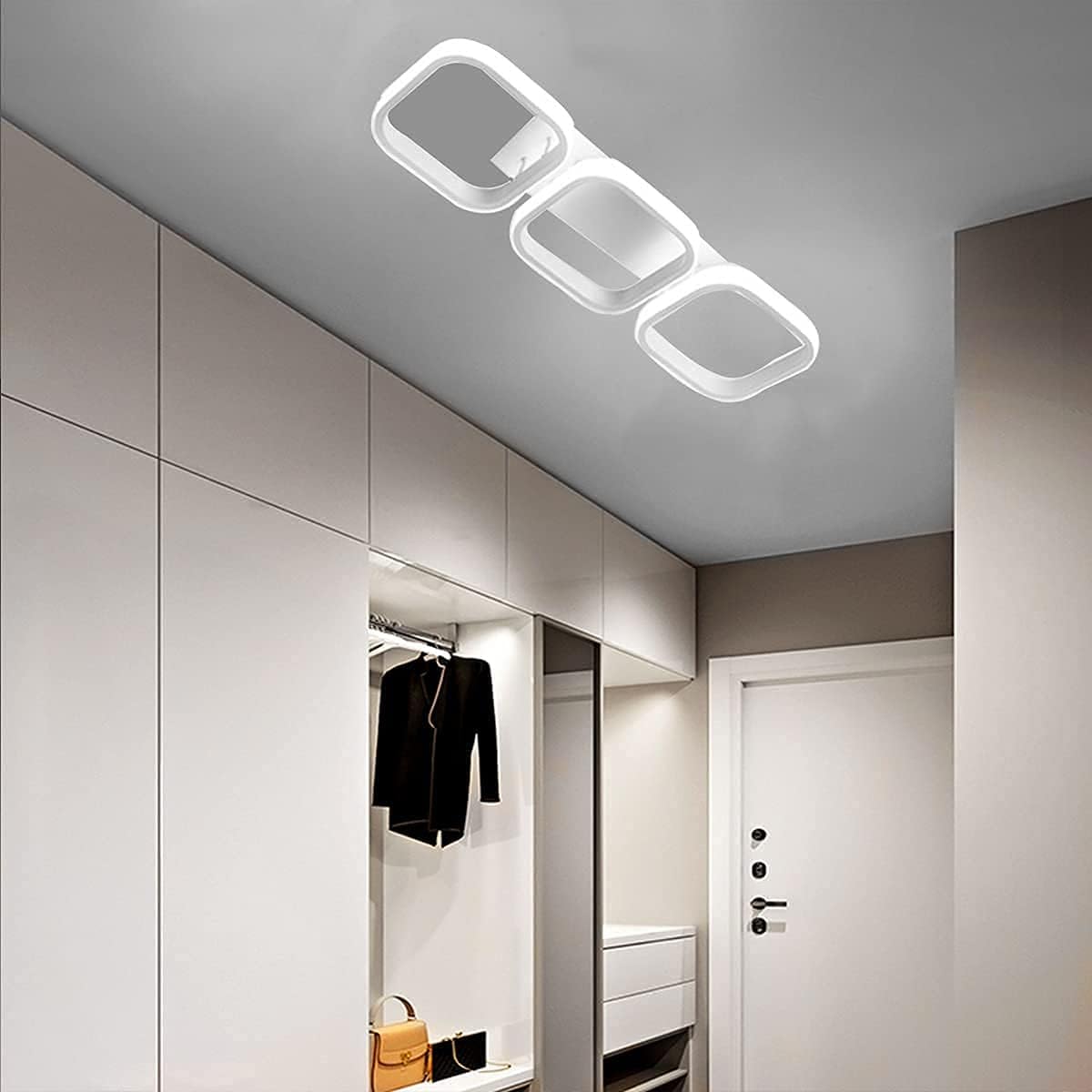LED осветително тяло 60W ENZO SQUARE БЯЛ Еквивалент 300W