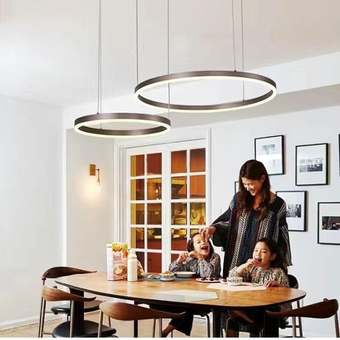 LED осветително тяло WONDERLAND Brown 2 подвижни сегмента, еквивалент 500W, с дистанционно