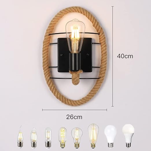 Аплик за стена Deyra Rope 1xE27