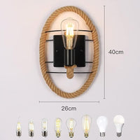 Аплик за стена Deyra Rope 1xE27
