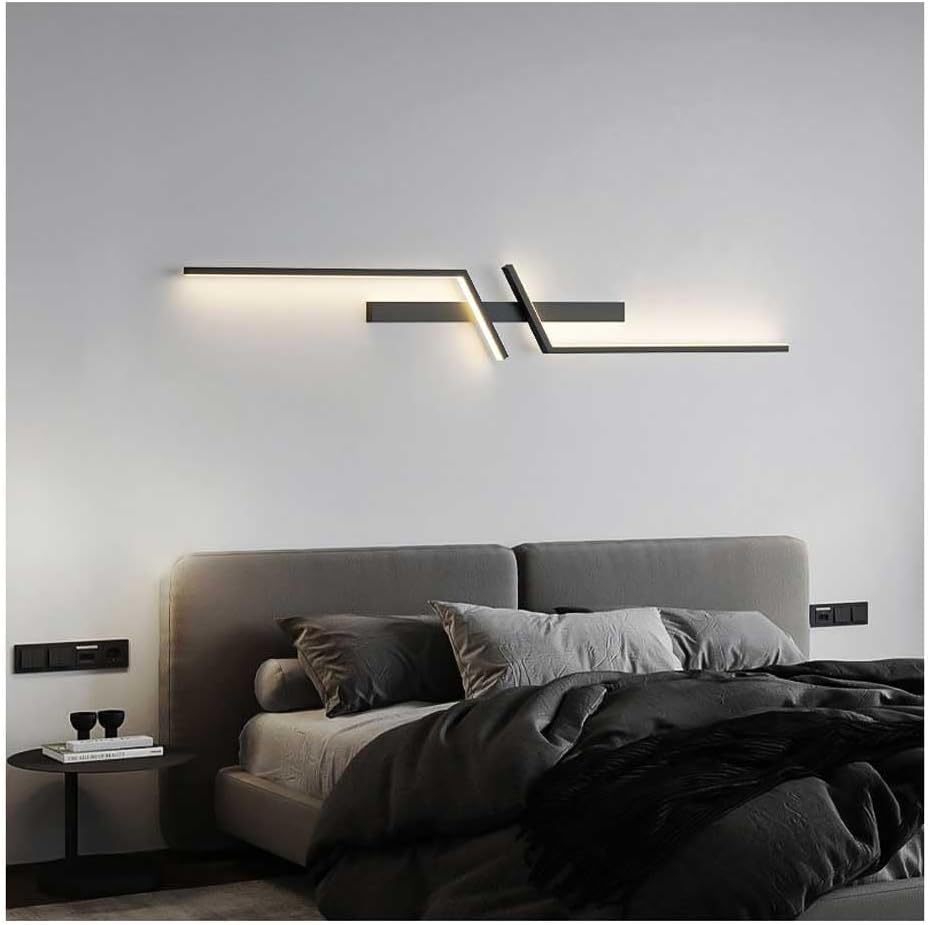 LED аплик Modern Lines Black 100cm Еквивалент 200W