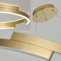 LED осветително тяло висящо Gold, еквивалент 520W, с дистанционно