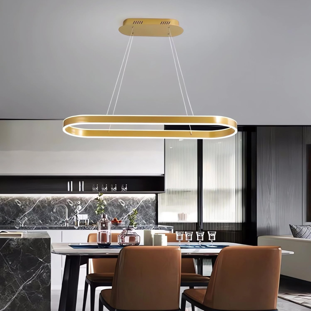 Осветително тяло LED KING Gold 1 Сегмент Овал Еквивалент 400W Дистанционно