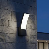 Външен LED аплик WOLD, 15 W, Черен