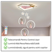 Осветително тяло LED 170W Galaxy Princess с дистанционно, еквивалент 600W