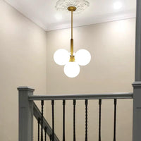 Lustra Abajur Mat Gold Dx2410-5 Chandeliers