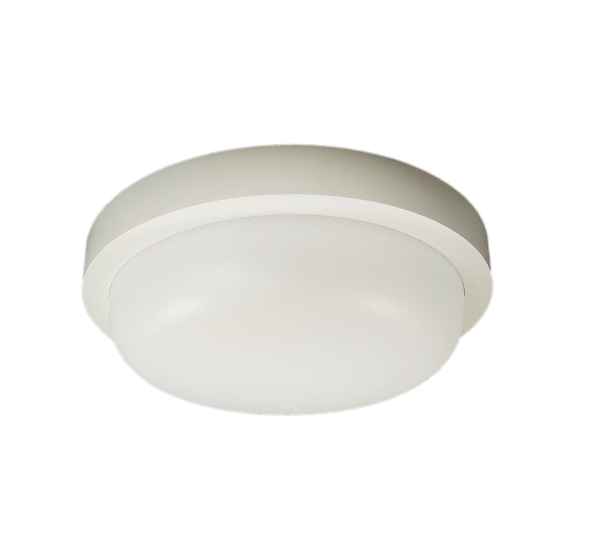 LED аплик 18W кръгъл BAT бял външен