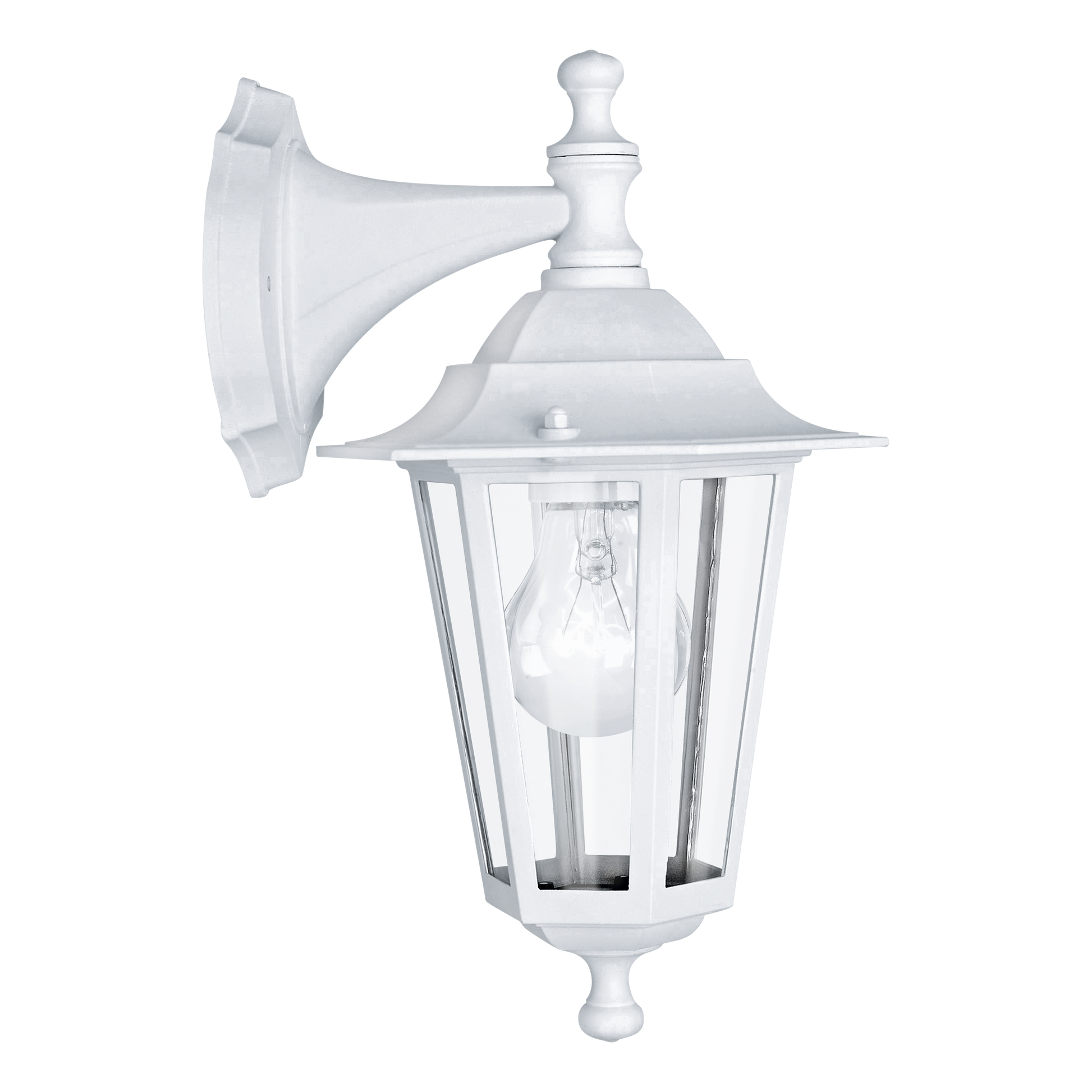 Felinar Alb LATERNA 5 Eglo Exterior ALBA / FELINAR EXTERIOR / E27 EXTERIOR LAMP