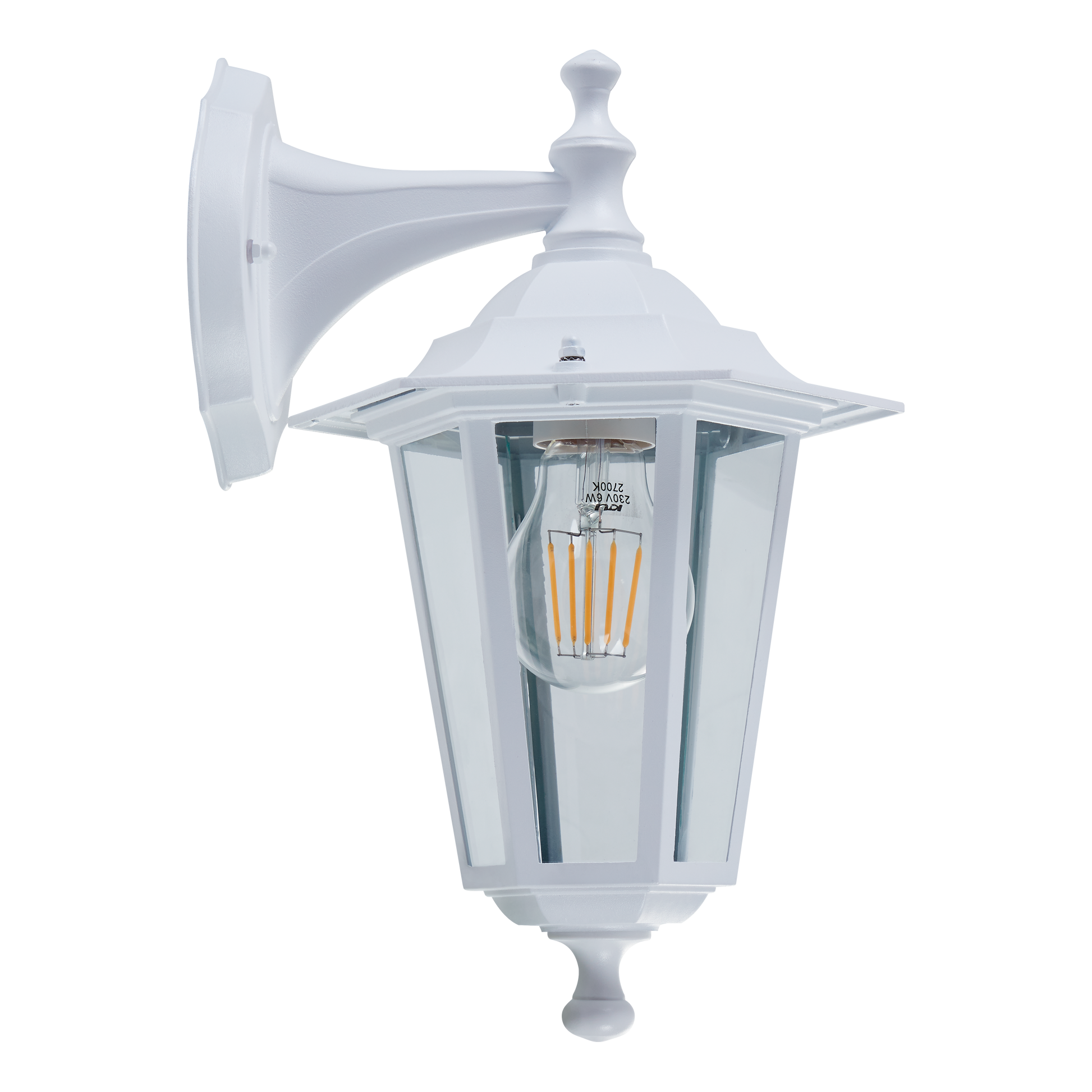 Felinar Alb LATERNA 5 Eglo Exterior ALBA / FELINAR EXTERIOR / E27 EXTERIOR LAMP