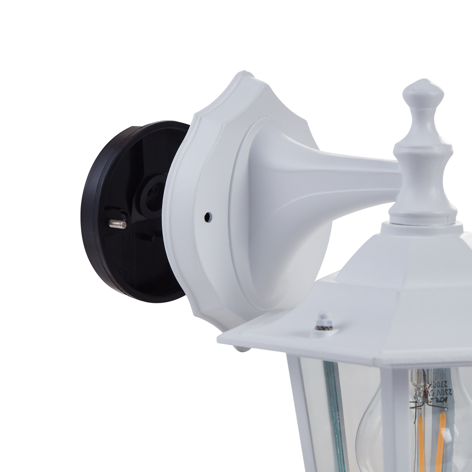 Felinar Alb LATERNA 5 Eglo Exterior ALBA / FELINAR EXTERIOR / E27 EXTERIOR LAMP