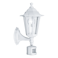 Aplica Exterior Tip Felinar cu Senzor LATERNA 5 White ALBA / APLICA PERETE Wall Light Fixtures