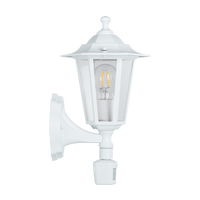 Aplica Exterior Tip Felinar cu Senzor LATERNA 5 White ALBA / APLICA PERETE Wall Light Fixtures