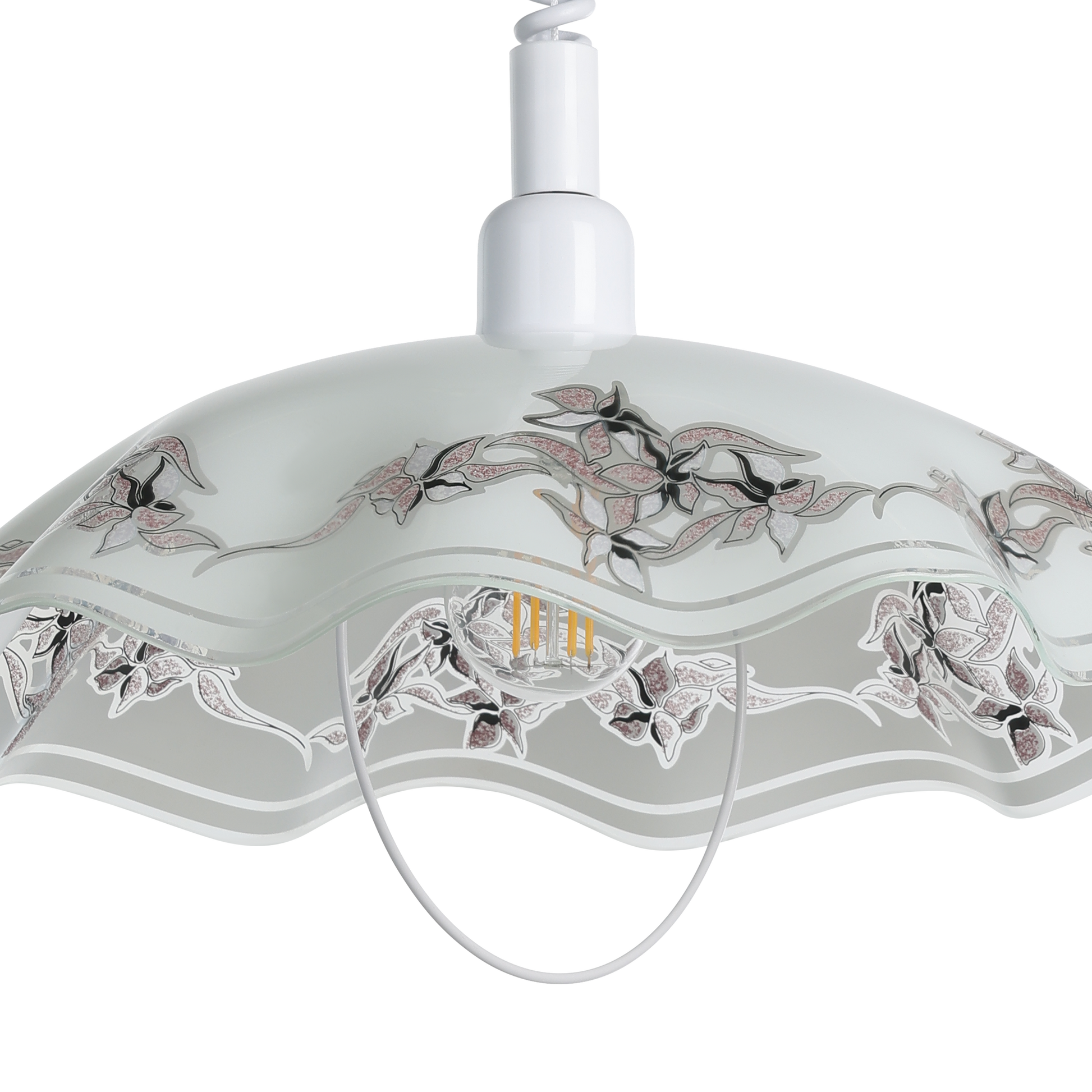 Винтидж пендел VETRO White 110CM