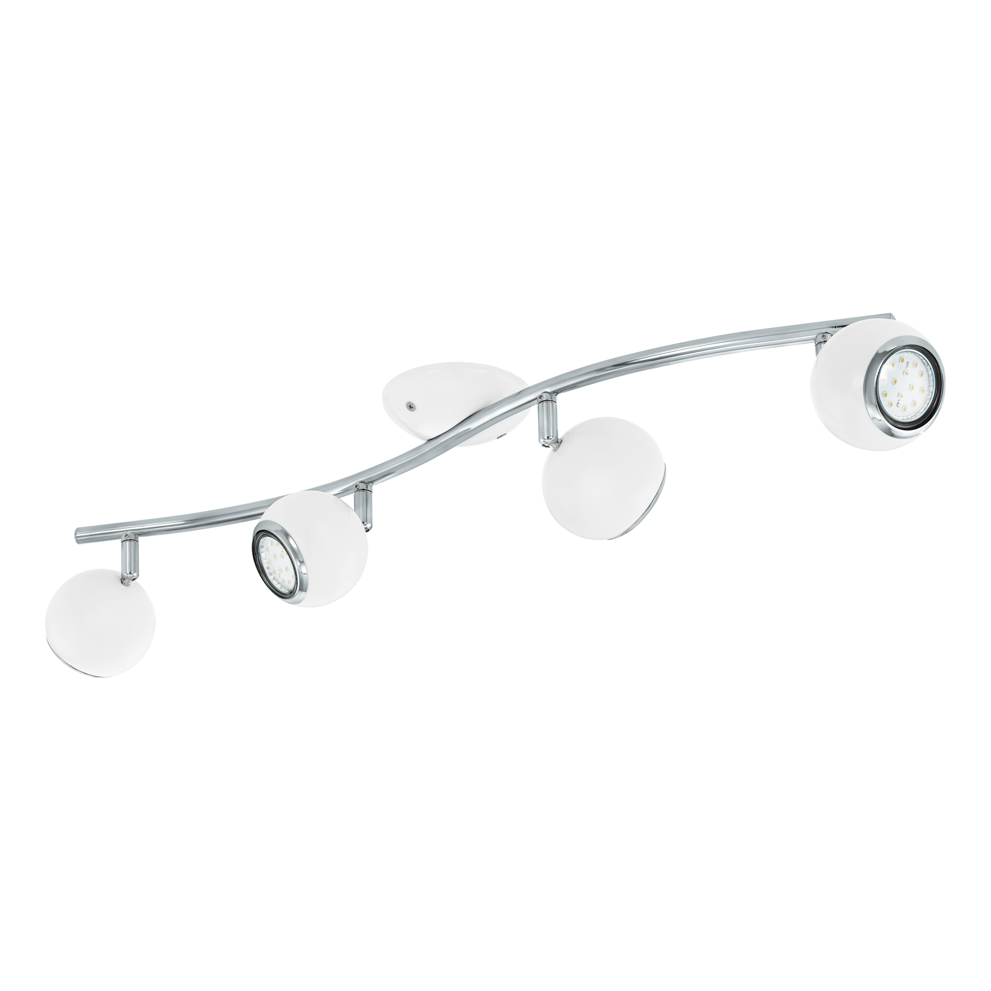 Осветително тяло BIMEDA с 4 спота White & Silver 64CM
