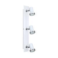 Аплик/осветително тяло с 3 спота TAMARA 1 IP44 White & Silver Eglo
