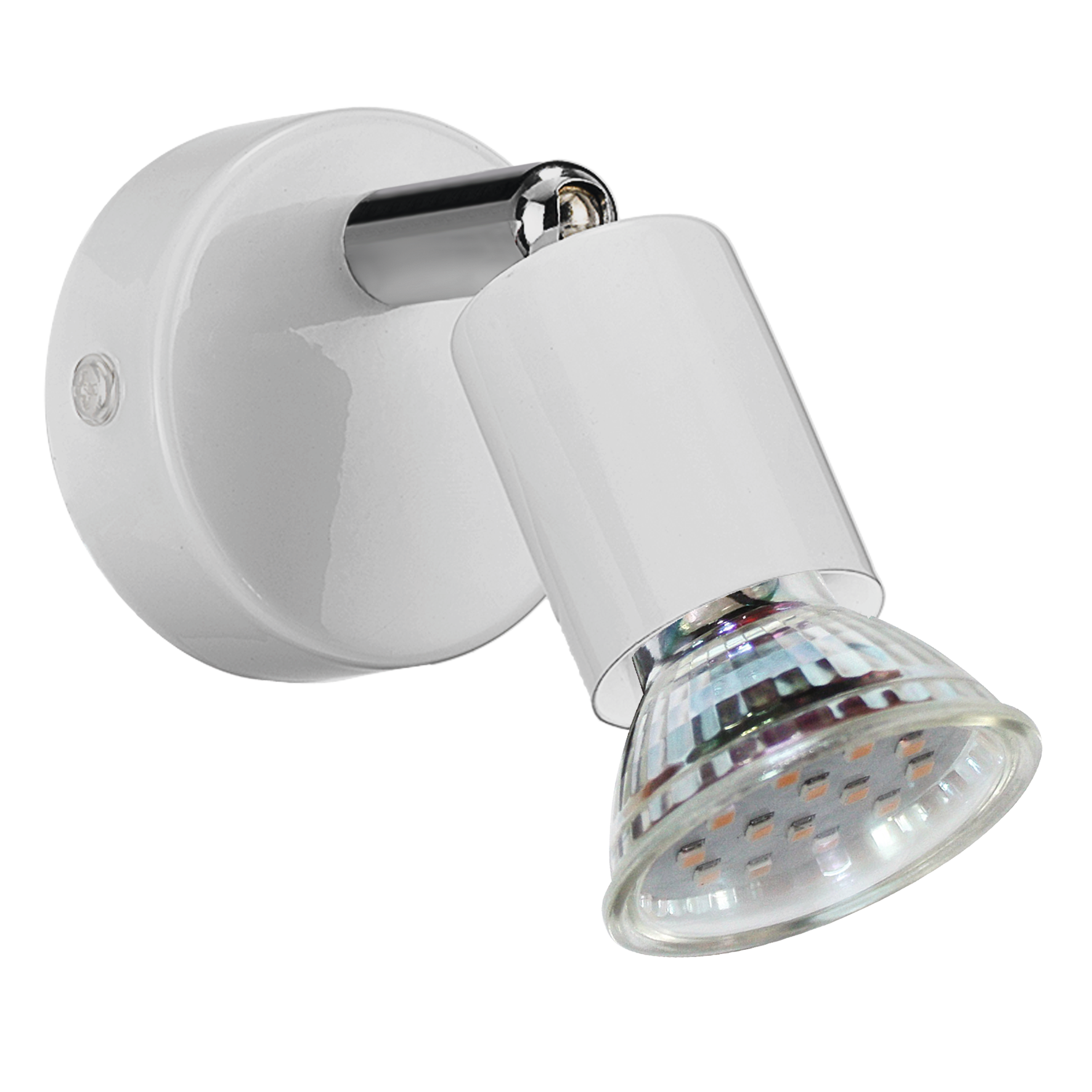 Подвижен повърхностен спот MINI White Ø6CM Eglo