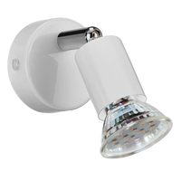 Подвижен повърхностен спот MINI White Ø6CM Eglo