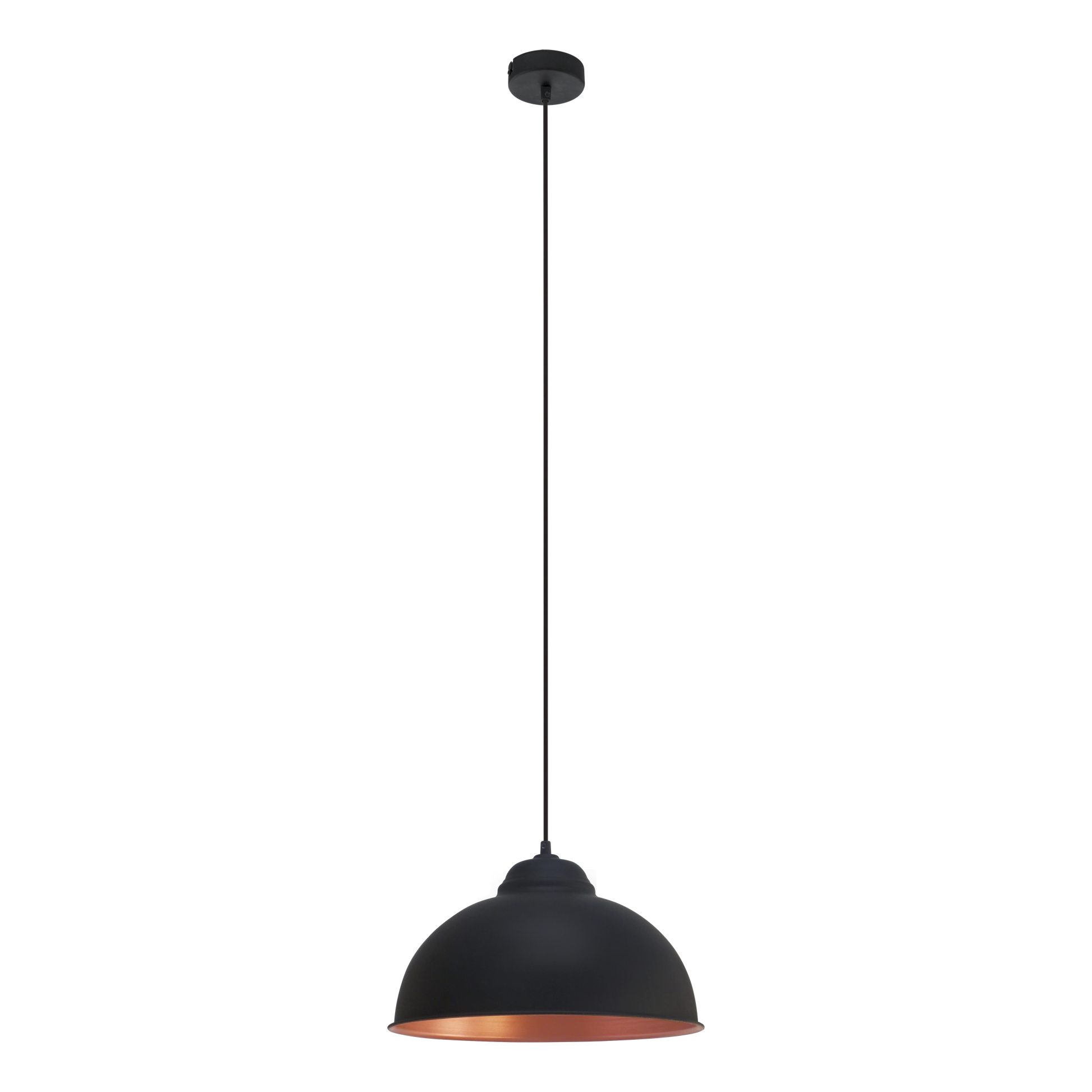 Pendul TRURO 2 Black & Gold 110CM Eglo NEAGRA / ABAJUR Lighting Fixtures
