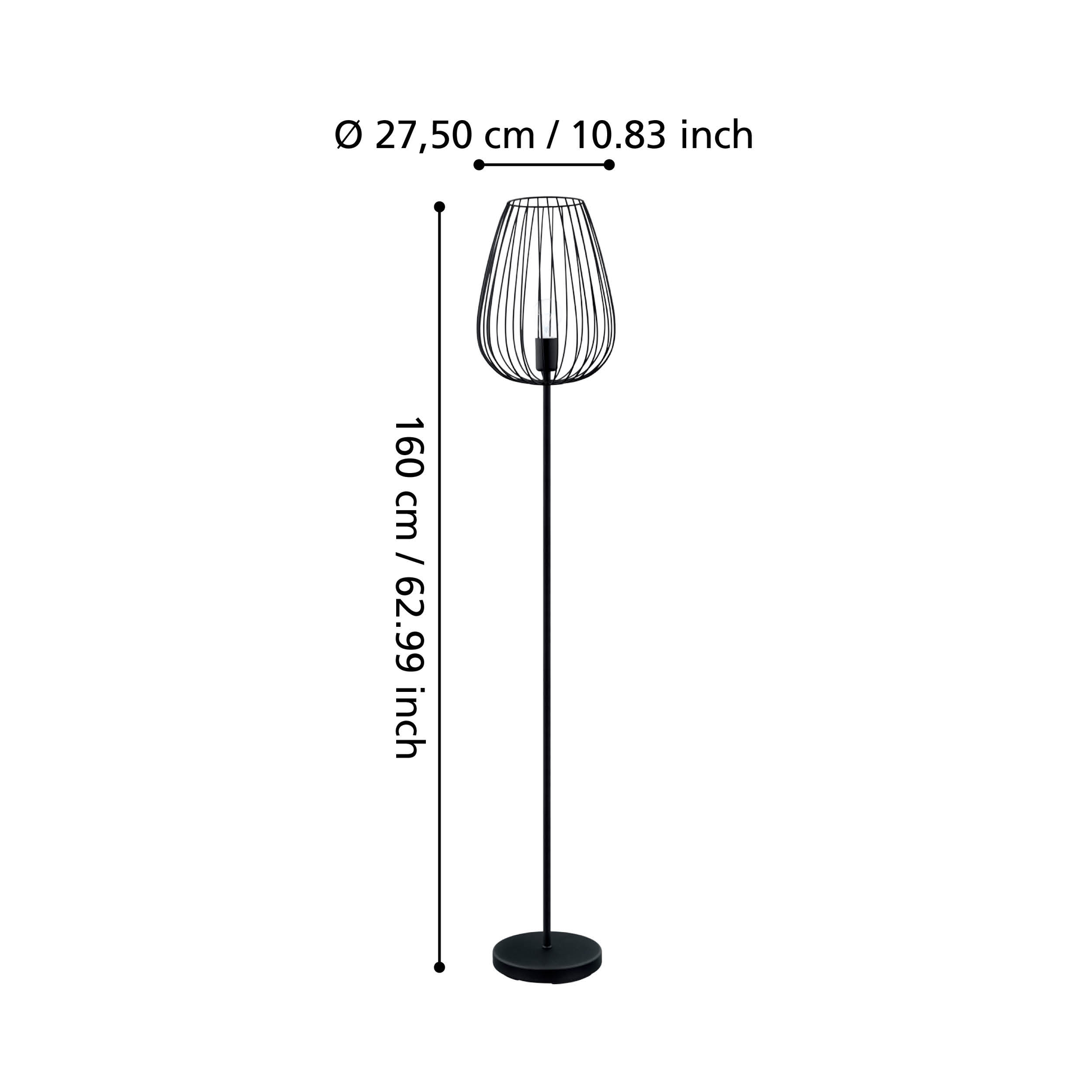 Лампадар NEWTOWN Black 160CM Eglo