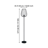 Лампадар NEWTOWN Black 160CM Eglo