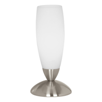 Декоративна лампа SLIM Silver & White 22CM