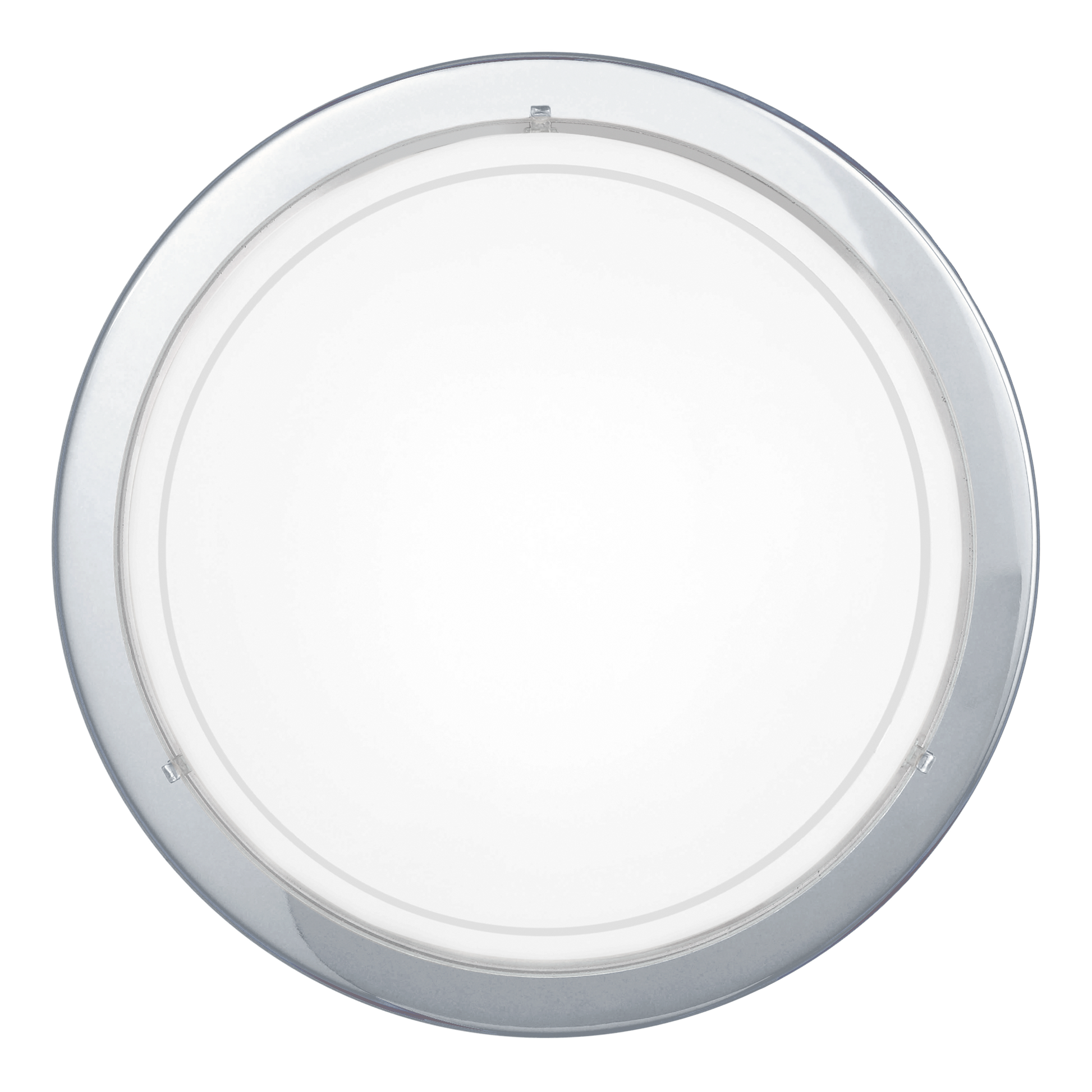 Плафон PLANET 1 Silver & White Кръгъл 29CM