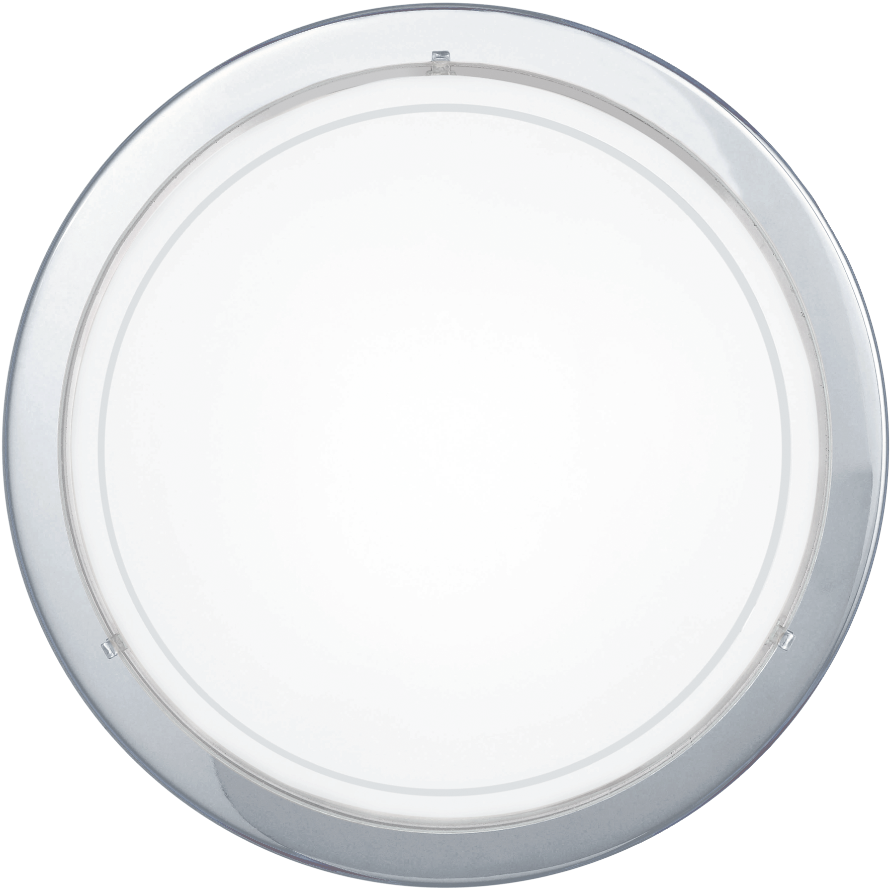 Плафон PLANET 1 Silver & White Кръгъл 29CM