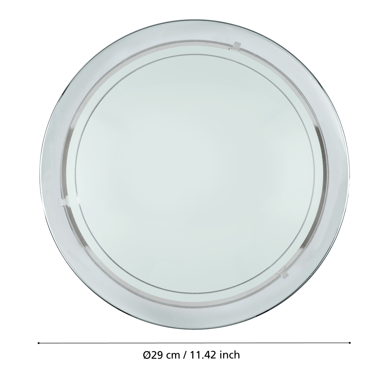 Plafoniera PLANET 1 Silver & White Rotunda 29CM led ceiling light