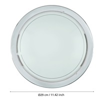 Plafoniera PLANET 1 Silver & White Rotunda 29CM led ceiling light