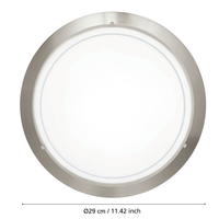 Plafoniera PLANET 1 Silver Rotunda 29CM APLICA PERETE / TAVAN / 29CM led ceiling light