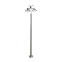 Градински стълб SIDNEY Silver 3xE27 Eglo 220CM