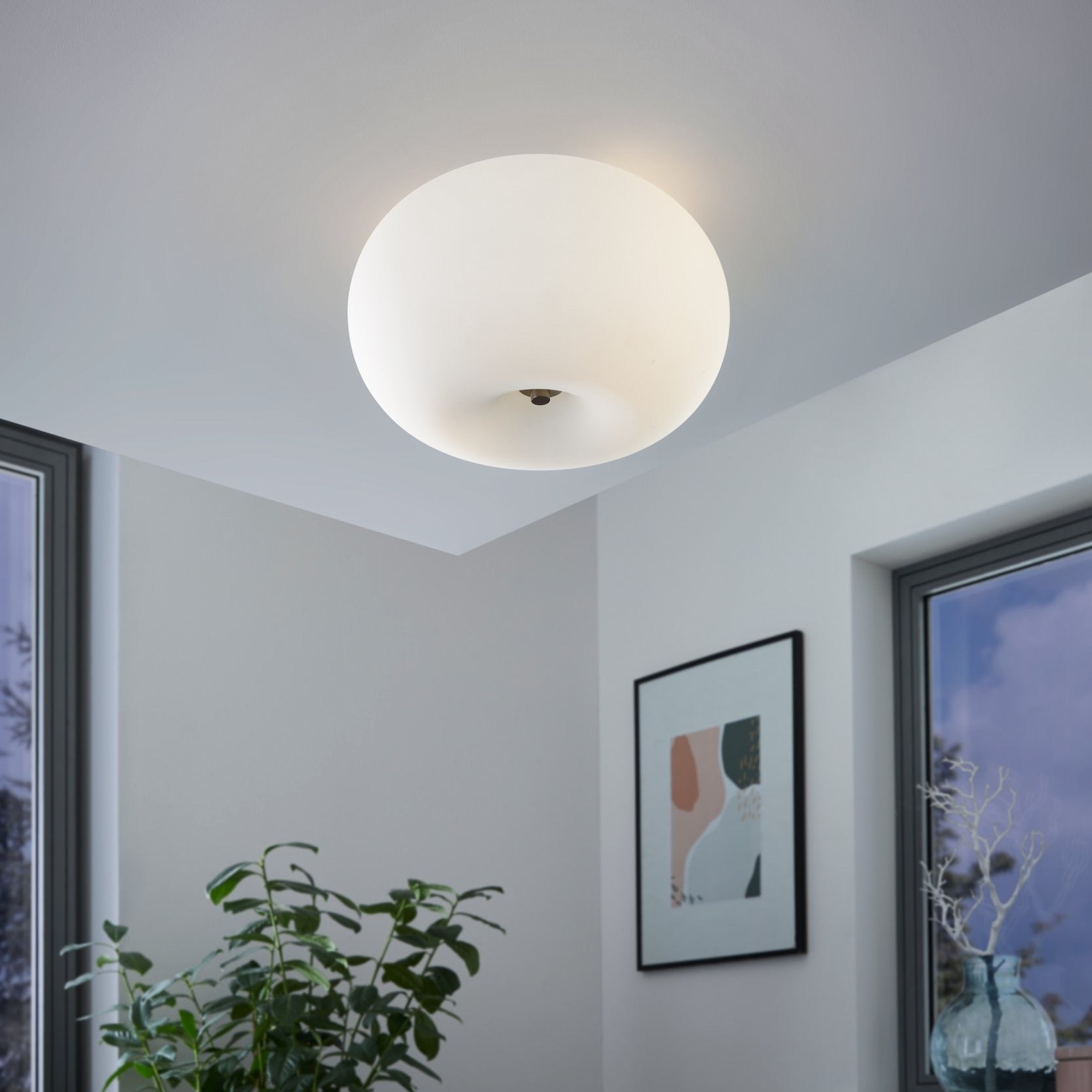 Аплик/осветително тяло OPTICA White Ø38CM Eglo