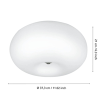 Аплик/осветително тяло OPTICA White Ø38CM Eglo