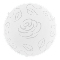 Плафон MARS Rose White кръгъл 25CM