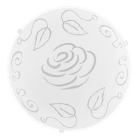 Плафон MARS Rose White кръгъл 25CM