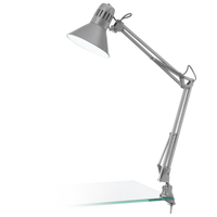 Настолна лампа FIRMO със щипка Silver 73CM Eglo