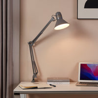 Настолна лампа FIRMO със щипка Silver 73CM Eglo