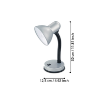 Veioza BASIC 1 Silver 30CM Eglo