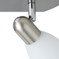Осветително тяло с 2 регулируеми спота ENEA Silver Eglo